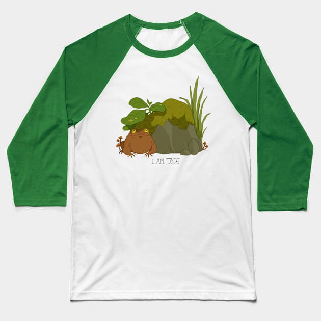 I Am Tode Baseball T-Shirt by Inn Between